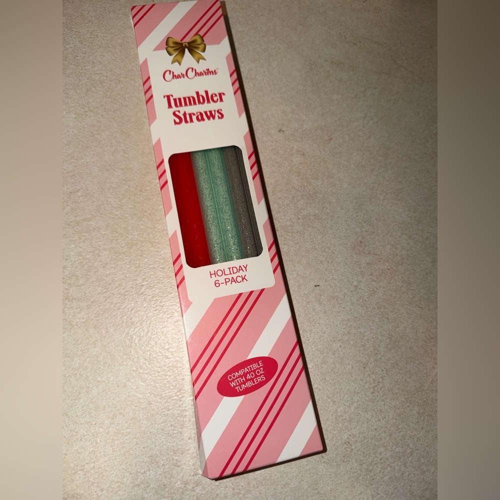 Stanley Char charms 6 pack 40 oz straws